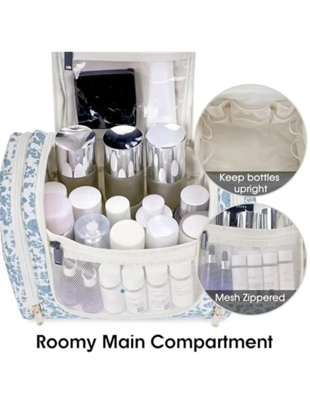 Hanging Toiletry Bag for Women Travel Makeup Bag Organizer Toiletries Bag